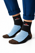 Milestone Signature Crew – Sky Blue | Premium Rich Cotton Socks in Pakistan